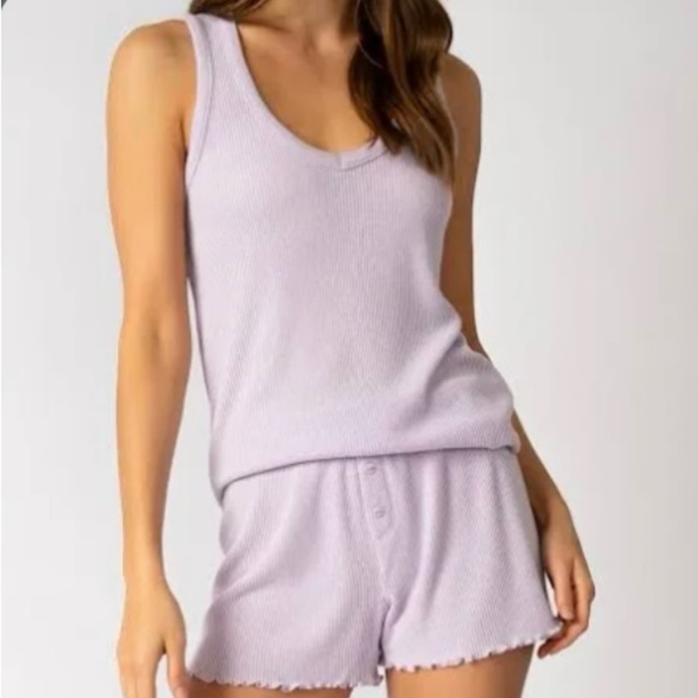 Danskin Woven Short Pajamas in Mineral Veil size M